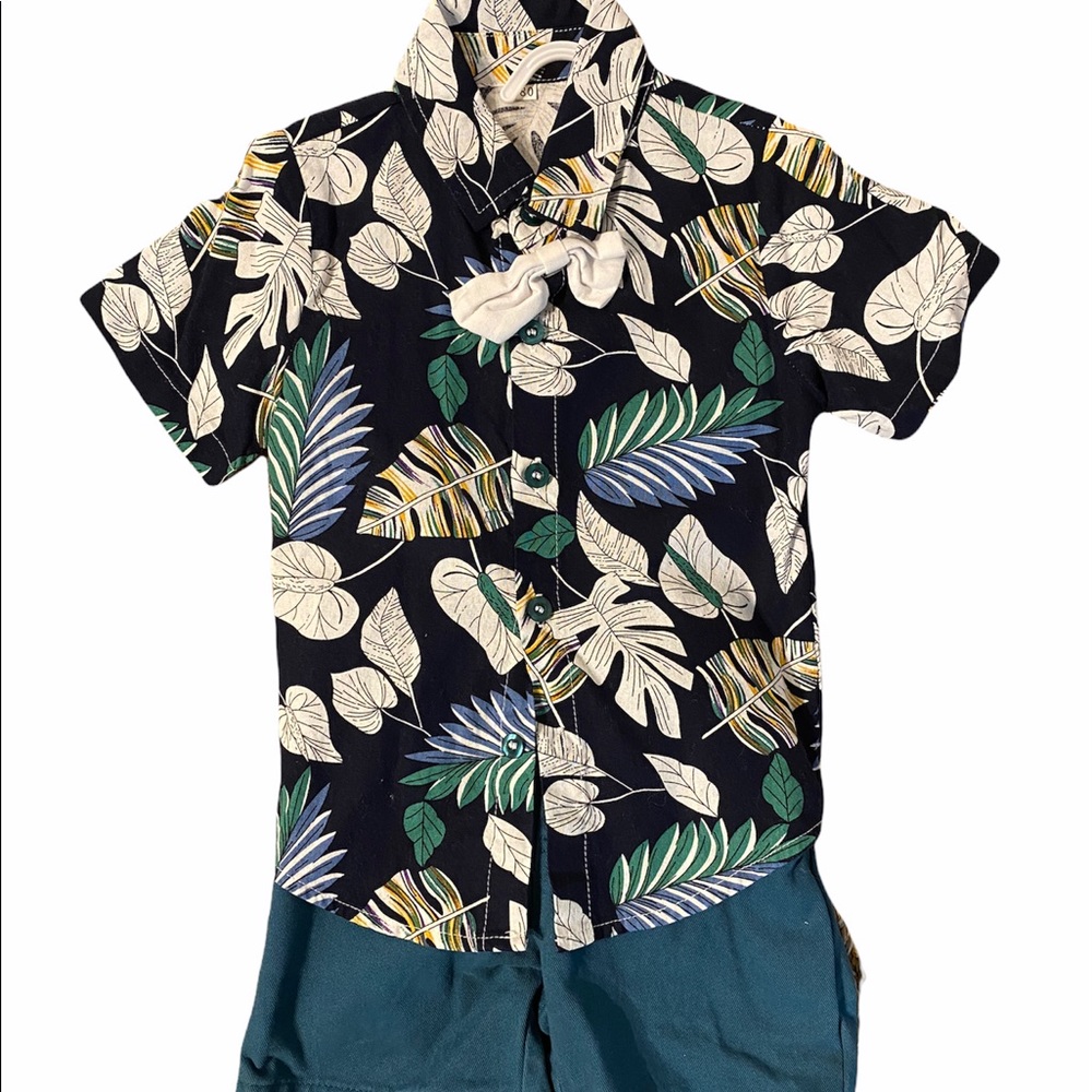 Hawaiian outfit set for baby boy Size 12-18M